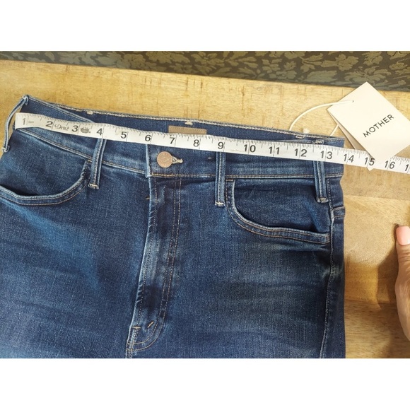 Mother Jeans denim  sz 29 The Hustler Roller Heel High Rise high fidelity - Picture 5 of 8